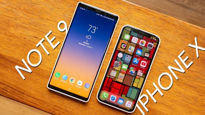 iPhone X vs Samsung Galaxy Note9