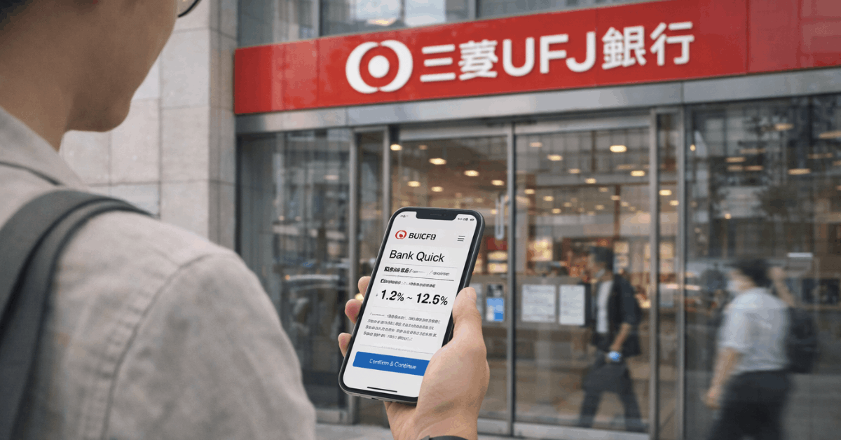 Mitsubishi UFJ NICOS: Low Interest Personal Loans Available Now